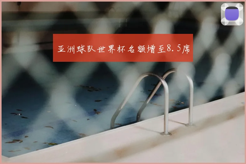亚洲球队世界杯名额增至8.5席